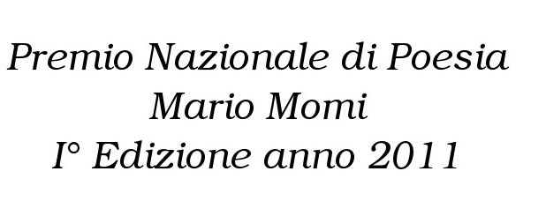 premio nazionale di poesia Mario Momi